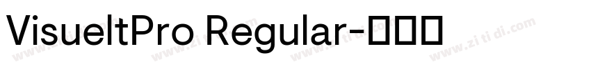 VisueltPro Regular字体转换